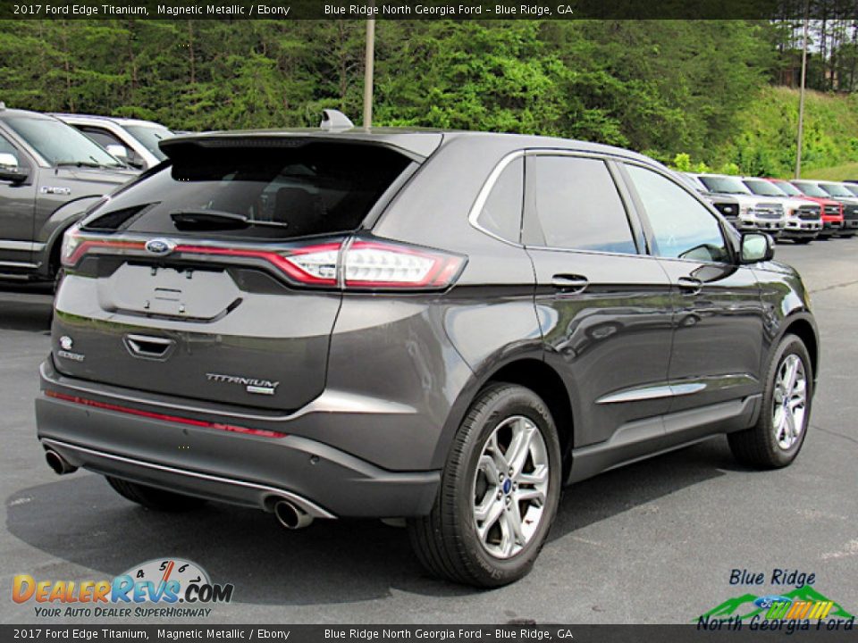 2017 Ford Edge Titanium Magnetic Metallic / Ebony Photo #5