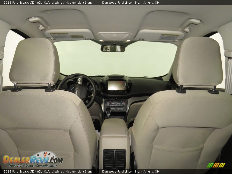 2018 Ford Escape SE 4WD Oxford White / Medium Light Stone Photo #14