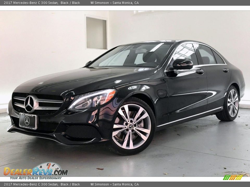 2017 Mercedes-Benz C 300 Sedan Black / Black Photo #11