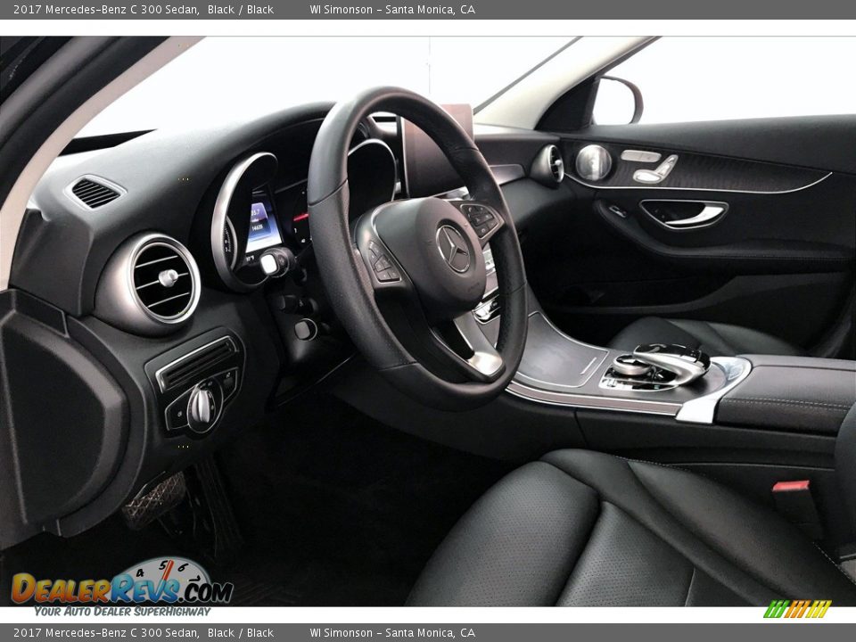 2017 Mercedes-Benz C 300 Sedan Black / Black Photo #21