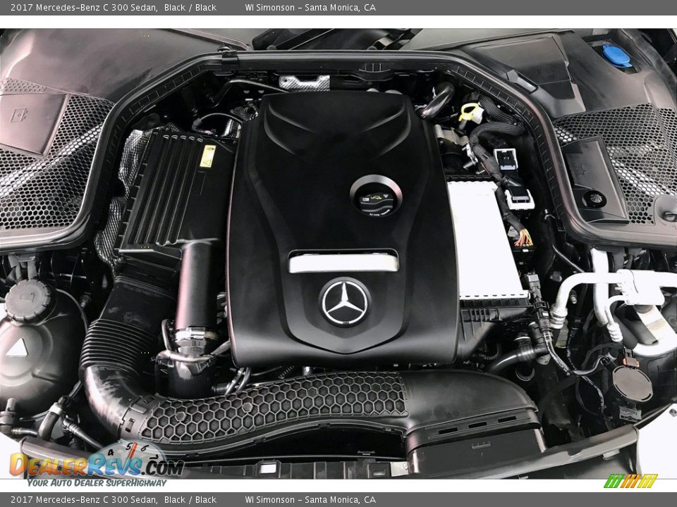 2017 Mercedes-Benz C 300 Sedan Black / Black Photo #30