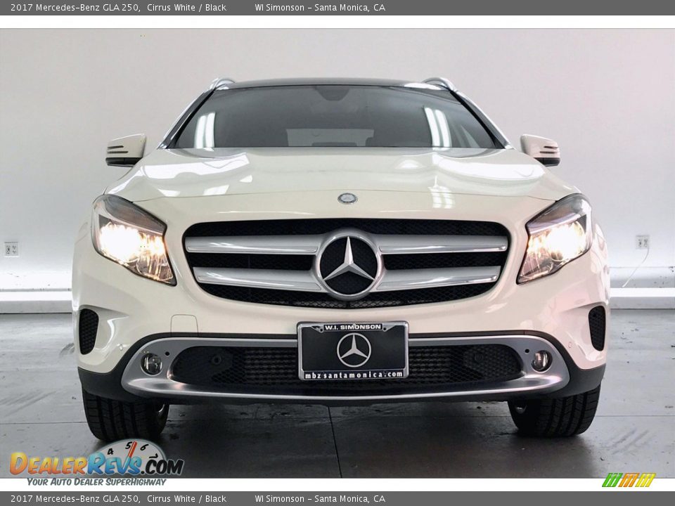 2017 Mercedes-Benz GLA 250 Cirrus White / Black Photo #2