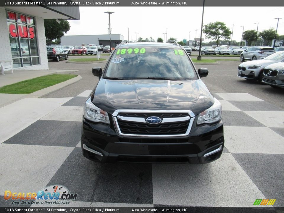 2018 Subaru Forester 2.5i Premium Crystal Black Silica / Platinum Photo #2