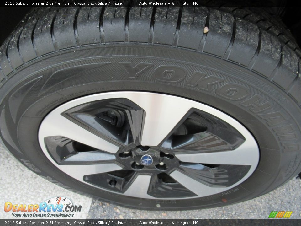 2018 Subaru Forester 2.5i Premium Crystal Black Silica / Platinum Photo #7