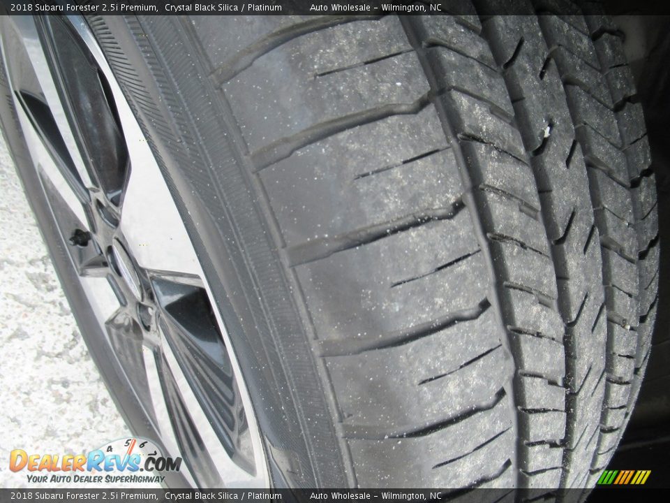 2018 Subaru Forester 2.5i Premium Crystal Black Silica / Platinum Photo #8