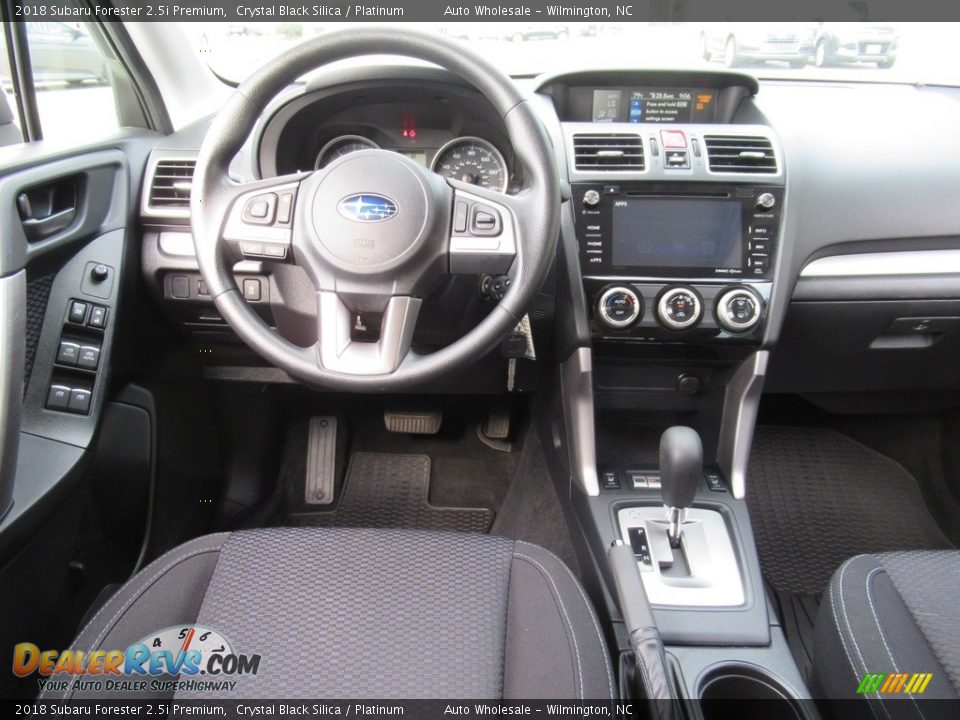 2018 Subaru Forester 2.5i Premium Crystal Black Silica / Platinum Photo #15