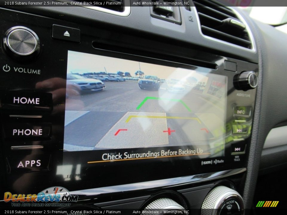 2018 Subaru Forester 2.5i Premium Crystal Black Silica / Platinum Photo #18