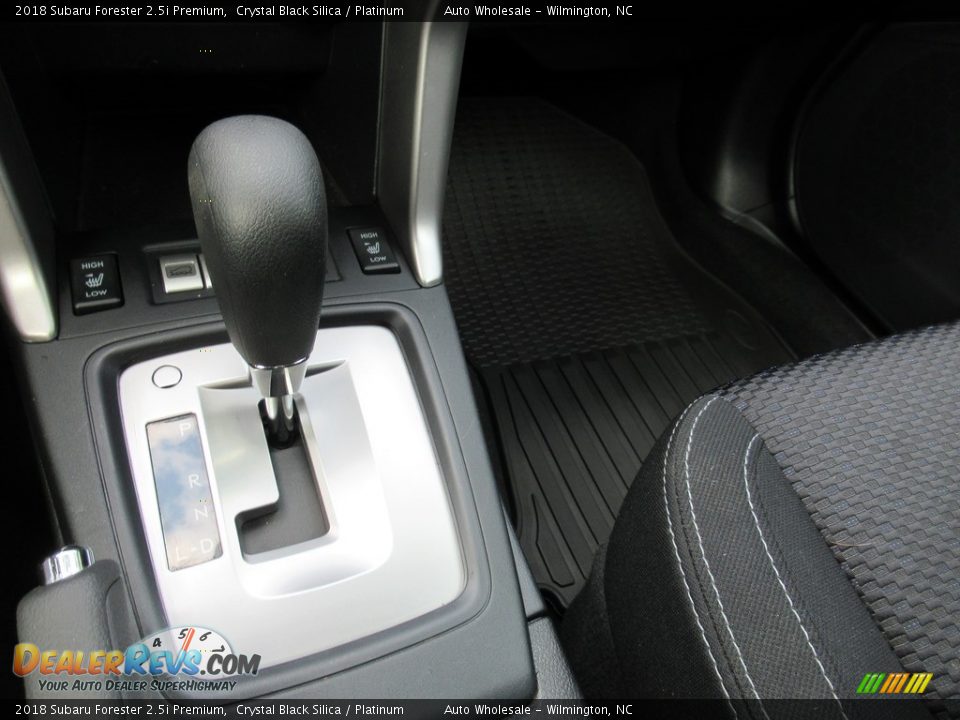 2018 Subaru Forester 2.5i Premium Crystal Black Silica / Platinum Photo #19