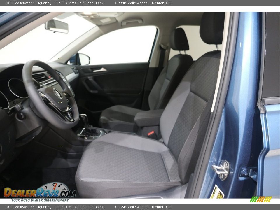 2019 Volkswagen Tiguan S Blue Silk Metallic / Titan Black Photo #6