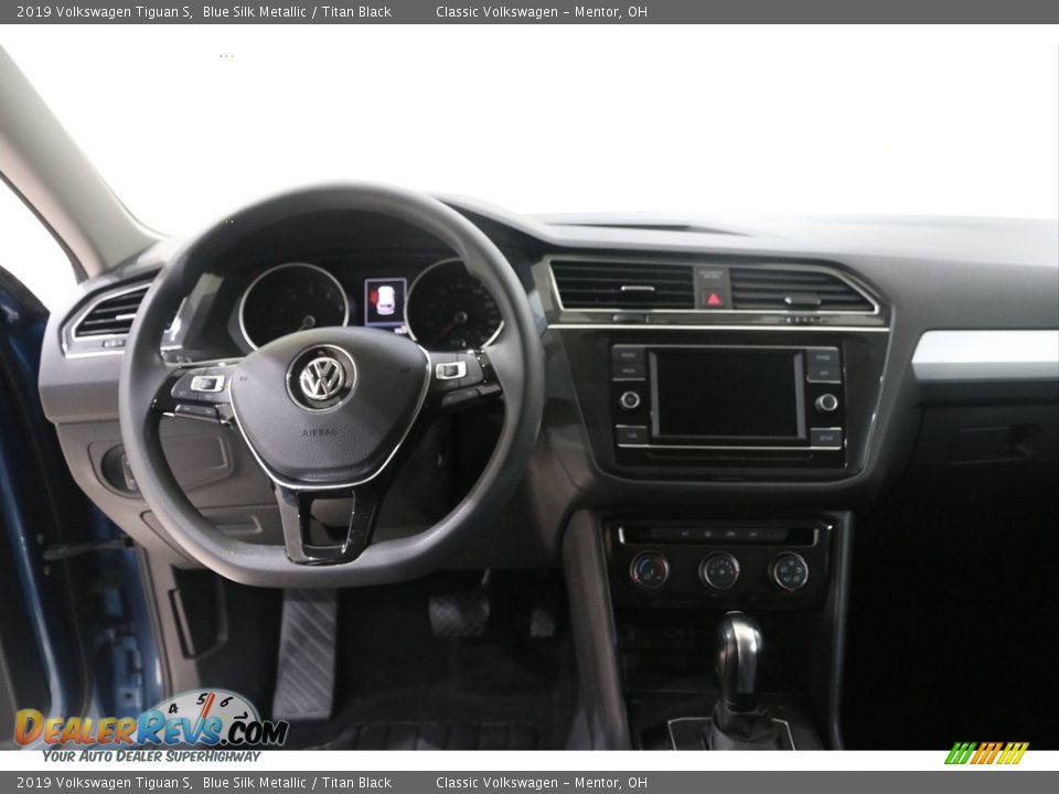 2019 Volkswagen Tiguan S Blue Silk Metallic / Titan Black Photo #7