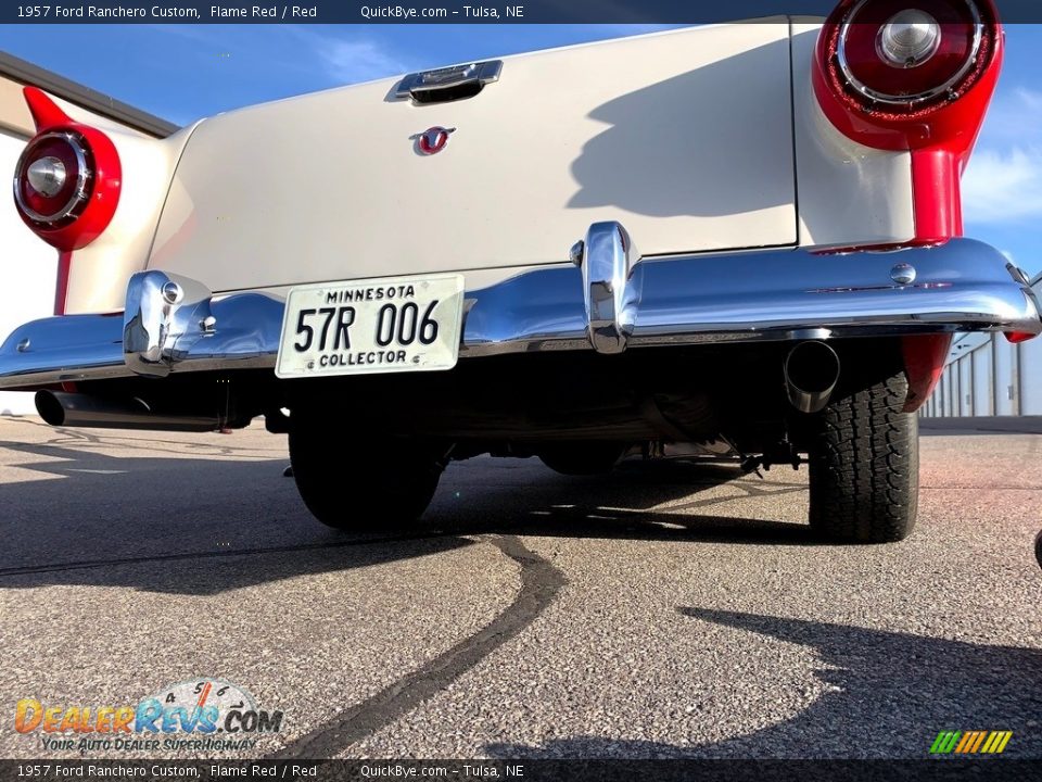 1957 Ford Ranchero Custom Flame Red / Red Photo #10