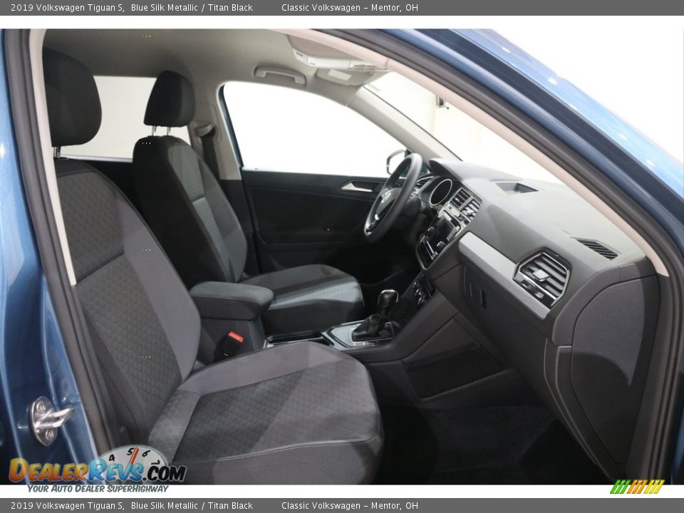 2019 Volkswagen Tiguan S Blue Silk Metallic / Titan Black Photo #14