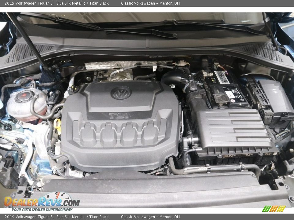 2019 Volkswagen Tiguan S Blue Silk Metallic / Titan Black Photo #19