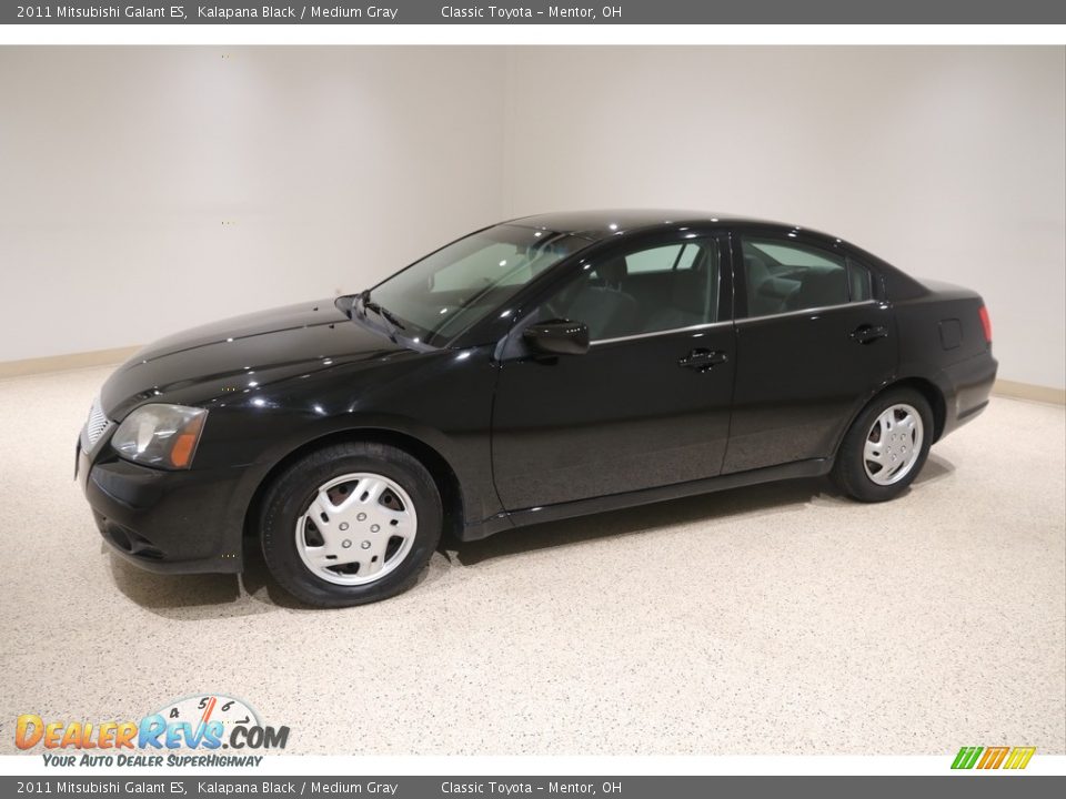 2011 Mitsubishi Galant ES Kalapana Black / Medium Gray Photo #3