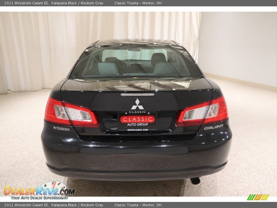 2011 Mitsubishi Galant ES Kalapana Black / Medium Gray Photo #4