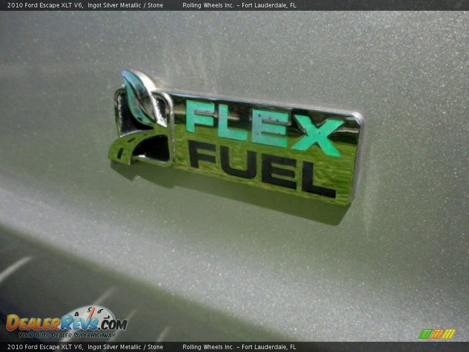 2010 Ford Escape XLT V6 Ingot Silver Metallic / Stone Photo #4