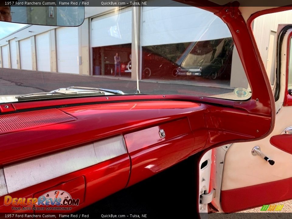 1957 Ford Ranchero Custom Flame Red / Red Photo #22