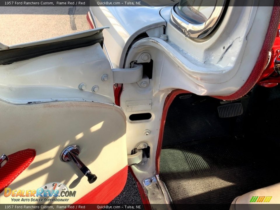 1957 Ford Ranchero Custom Flame Red / Red Photo #24