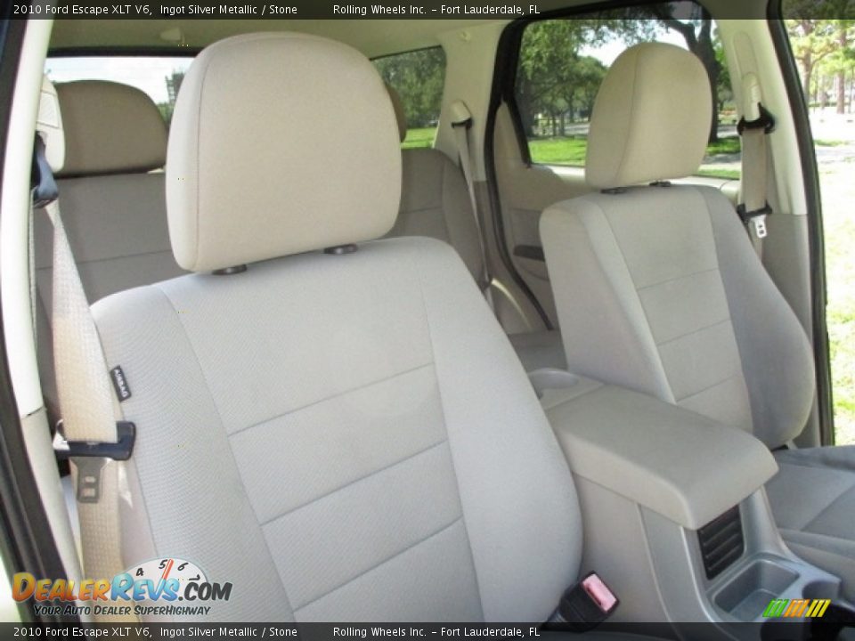 2010 Ford Escape XLT V6 Ingot Silver Metallic / Stone Photo #8