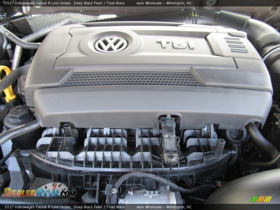2017 Volkswagen Passat R-Line Sedan Deep Black Pearl / Titan Black Photo #6
