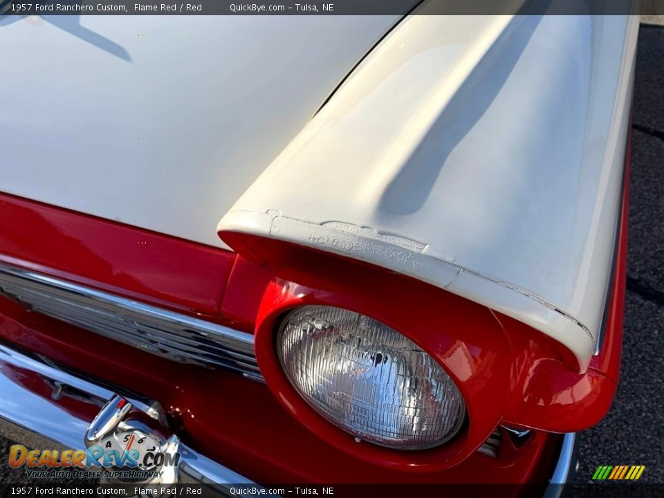 1957 Ford Ranchero Custom Flame Red / Red Photo #26