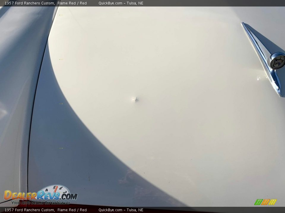 1957 Ford Ranchero Custom Flame Red / Red Photo #27