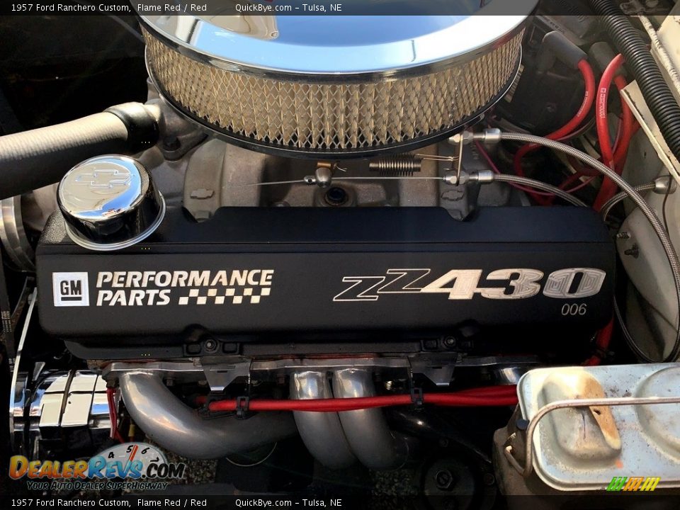 1957 Ford Ranchero Custom Flame Red / Red Photo #30
