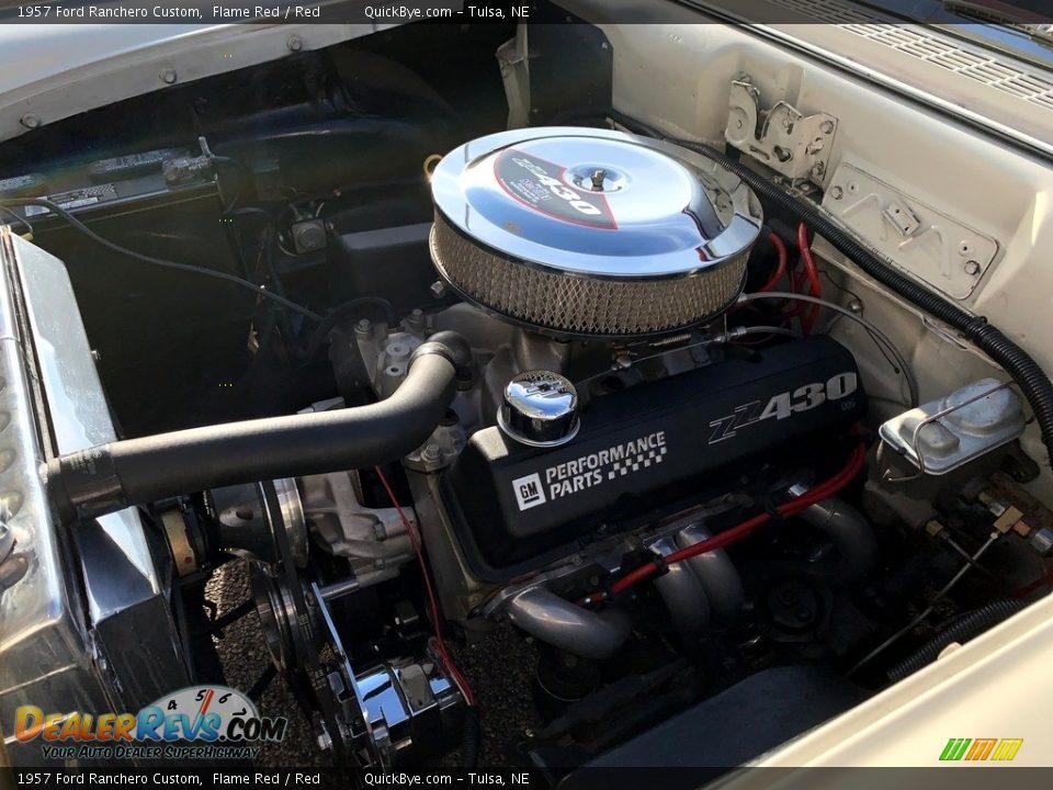 1957 Ford Ranchero Custom Flame Red / Red Photo #31