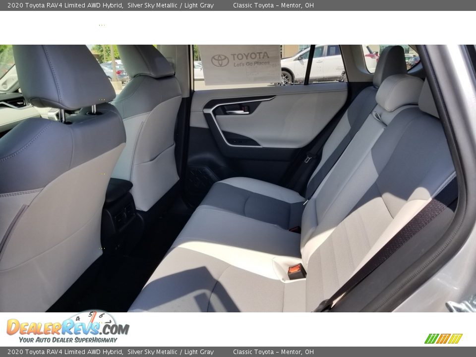 2020 Toyota RAV4 Limited AWD Hybrid Silver Sky Metallic / Light Gray Photo #3