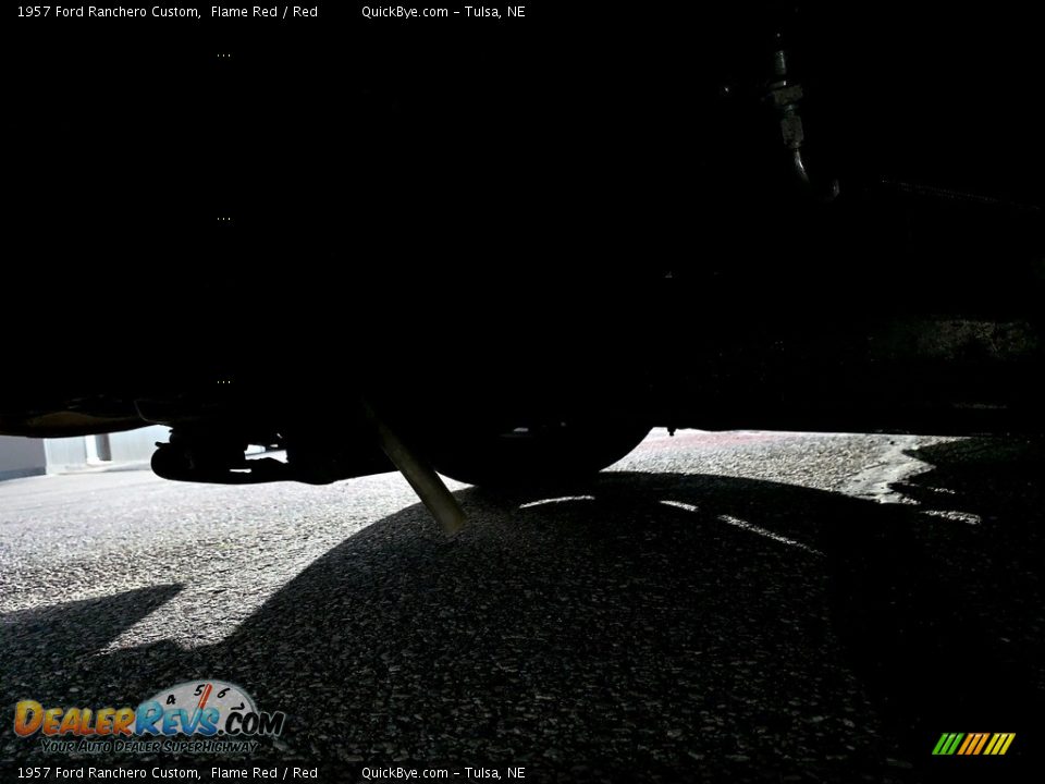 1957 Ford Ranchero Custom Flame Red / Red Photo #36