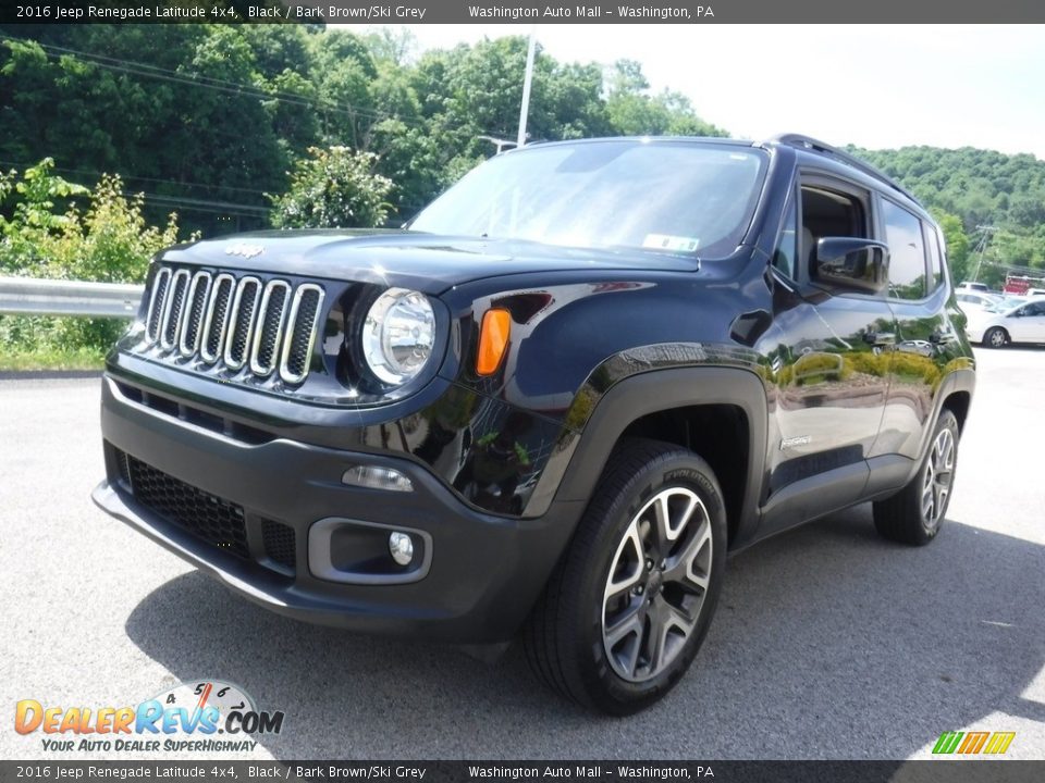 2016 Jeep Renegade Latitude 4x4 Black / Bark Brown/Ski Grey Photo #5