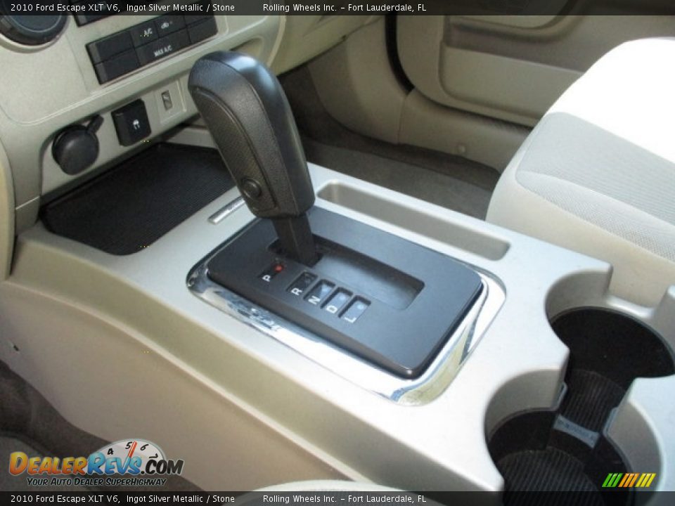 2010 Ford Escape XLT V6 Ingot Silver Metallic / Stone Photo #26