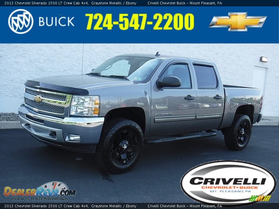2013 Chevrolet Silverado 1500 LT Crew Cab 4x4 Graystone Metallic / Ebony Photo #1