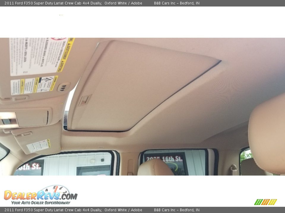 2011 Ford F350 Super Duty Lariat Crew Cab 4x4 Dually Oxford White / Adobe Photo #17
