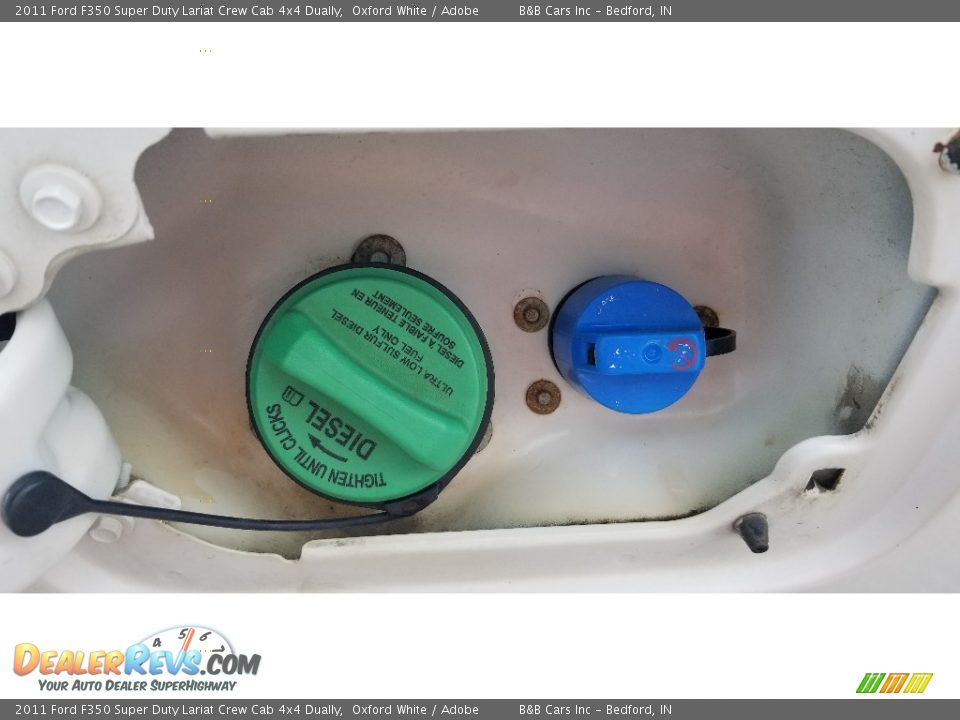 2011 Ford F350 Super Duty Lariat Crew Cab 4x4 Dually Oxford White / Adobe Photo #19