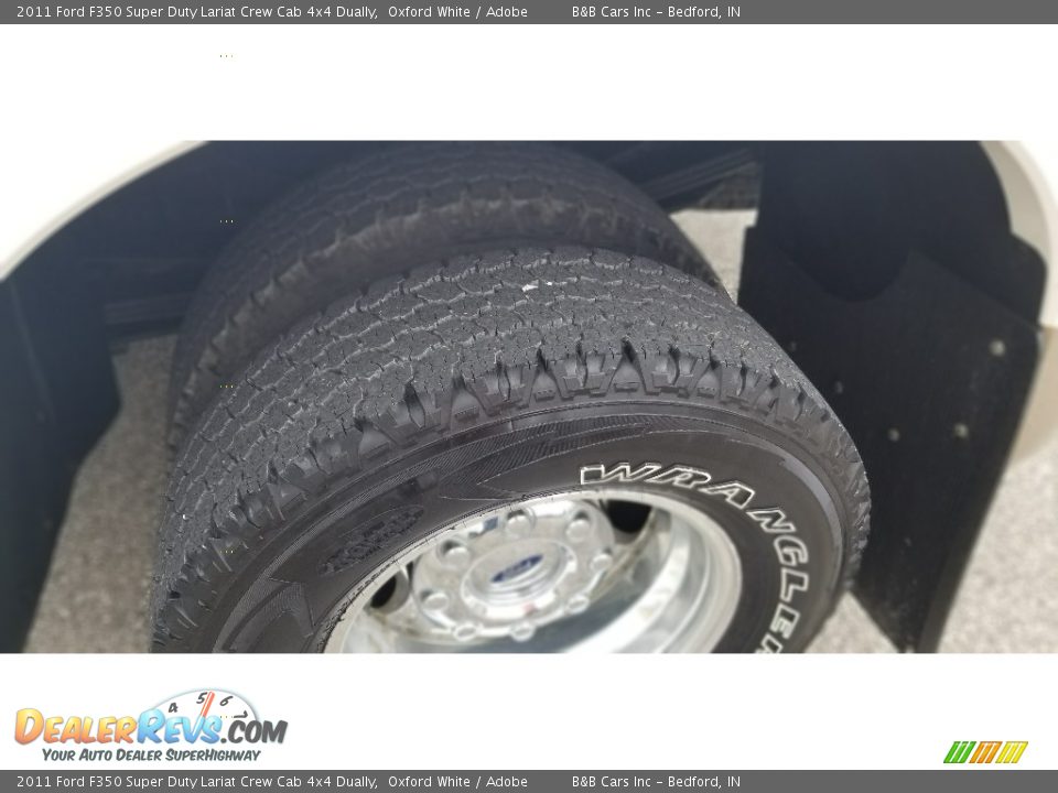 2011 Ford F350 Super Duty Lariat Crew Cab 4x4 Dually Oxford White / Adobe Photo #20