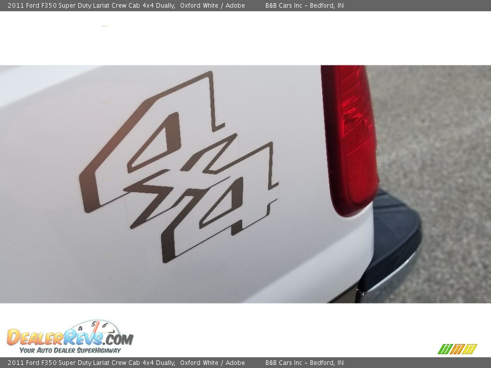 2011 Ford F350 Super Duty Lariat Crew Cab 4x4 Dually Oxford White / Adobe Photo #21