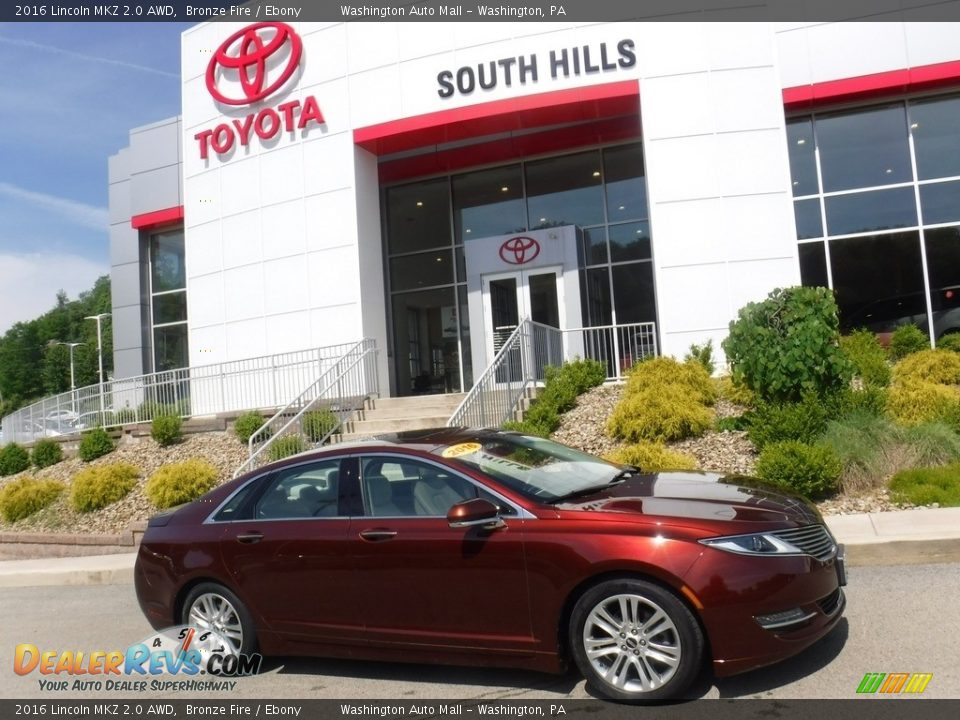 2016 Lincoln MKZ 2.0 AWD Bronze Fire / Ebony Photo #2