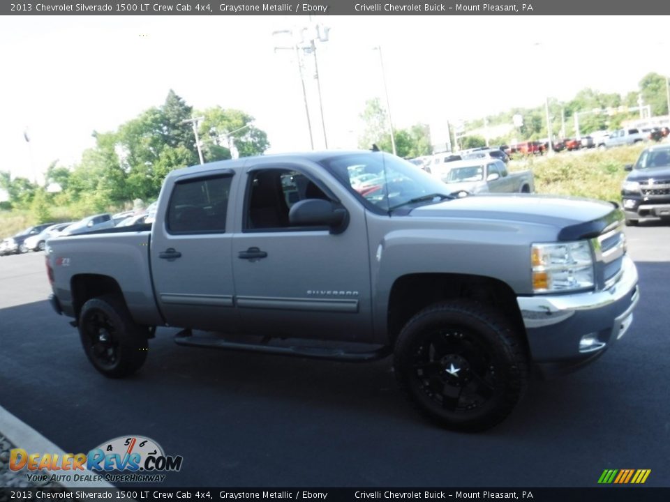 2013 Chevrolet Silverado 1500 LT Crew Cab 4x4 Graystone Metallic / Ebony Photo #9