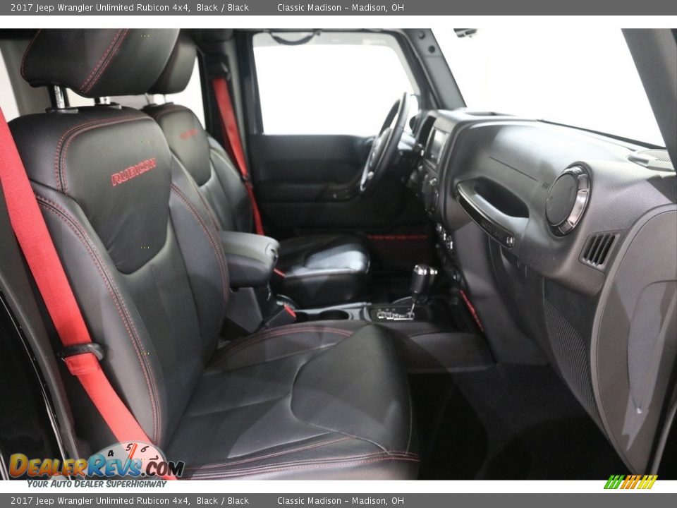 2017 Jeep Wrangler Unlimited Rubicon 4x4 Black / Black Photo #15