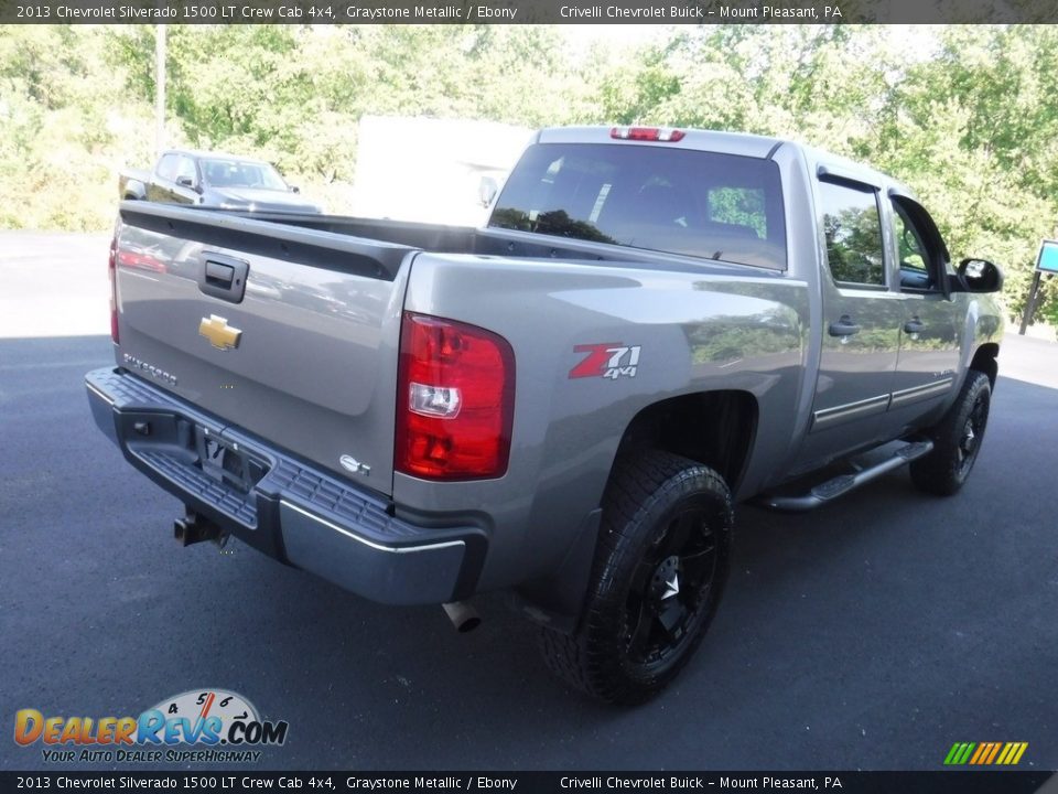 2013 Chevrolet Silverado 1500 LT Crew Cab 4x4 Graystone Metallic / Ebony Photo #10