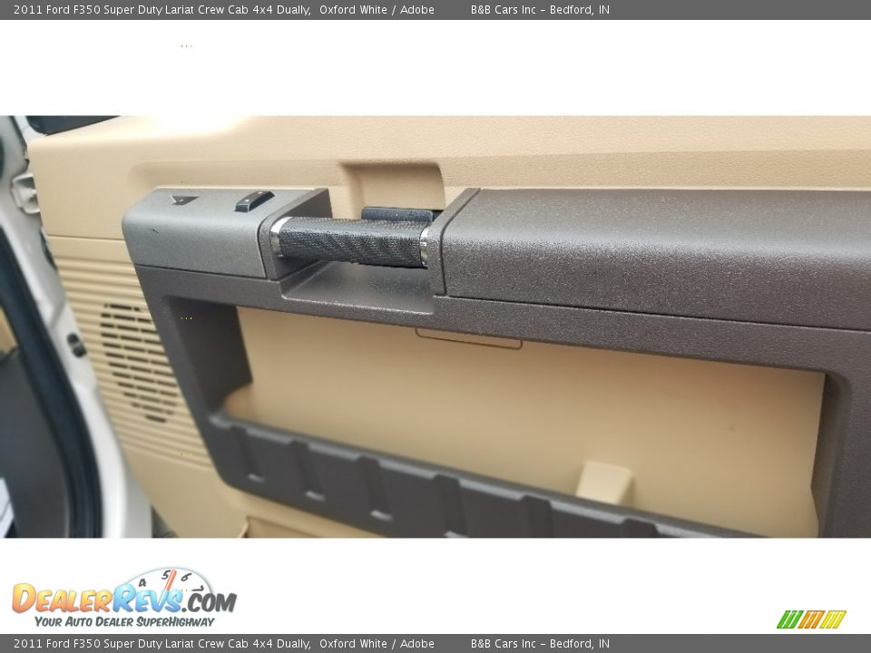 2011 Ford F350 Super Duty Lariat Crew Cab 4x4 Dually Oxford White / Adobe Photo #27