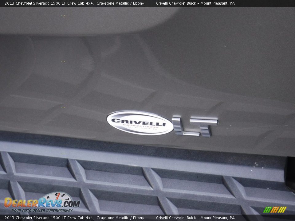 2013 Chevrolet Silverado 1500 LT Crew Cab 4x4 Graystone Metallic / Ebony Photo #11