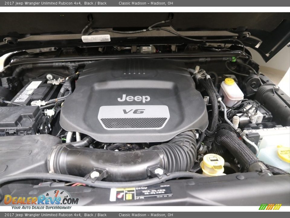 2017 Jeep Wrangler Unlimited Rubicon 4x4 Black / Black Photo #18