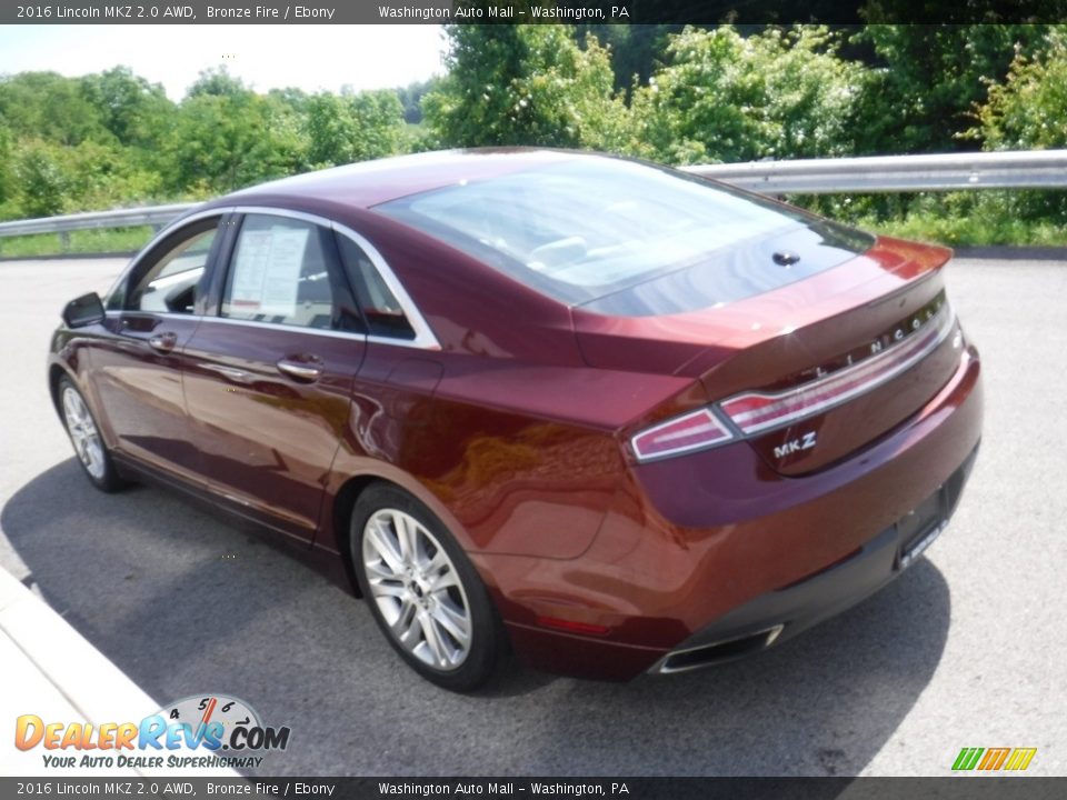 2016 Lincoln MKZ 2.0 AWD Bronze Fire / Ebony Photo #8