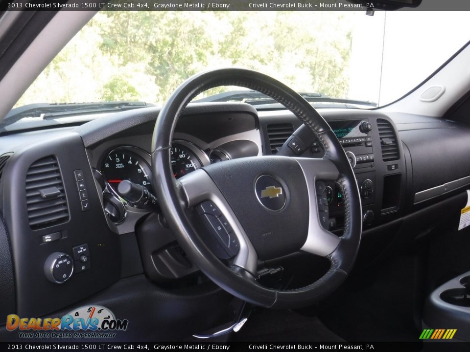2013 Chevrolet Silverado 1500 LT Crew Cab 4x4 Graystone Metallic / Ebony Photo #17