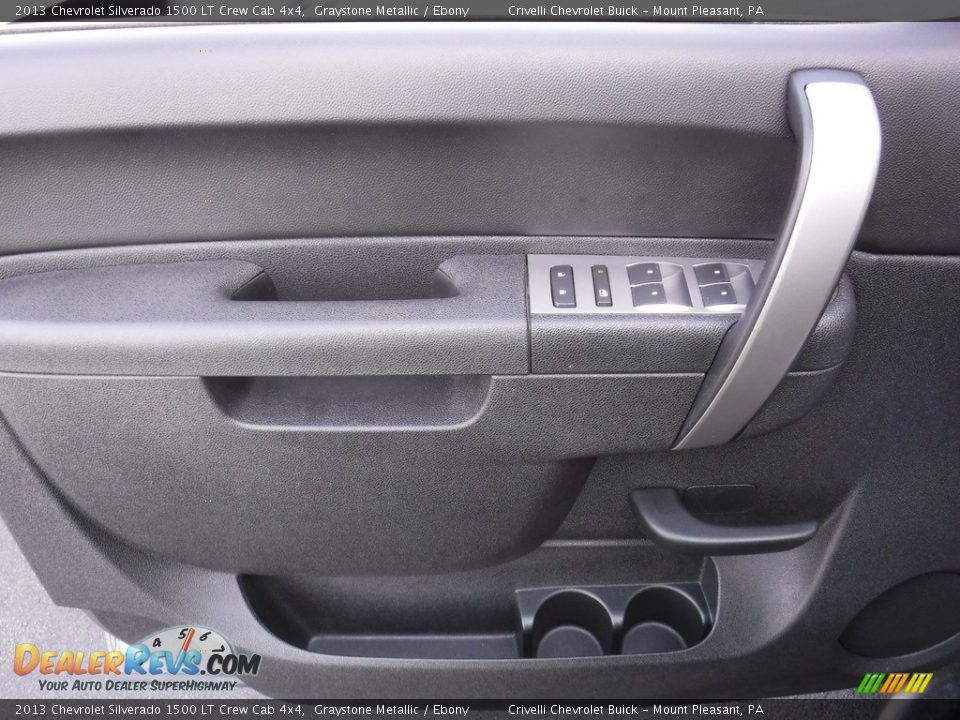 2013 Chevrolet Silverado 1500 LT Crew Cab 4x4 Graystone Metallic / Ebony Photo #18