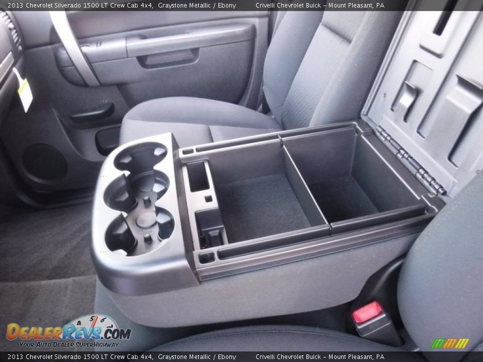 2013 Chevrolet Silverado 1500 LT Crew Cab 4x4 Graystone Metallic / Ebony Photo #21