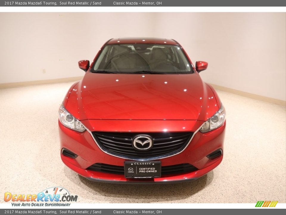 2017 Mazda Mazda6 Touring Soul Red Metallic / Sand Photo #2