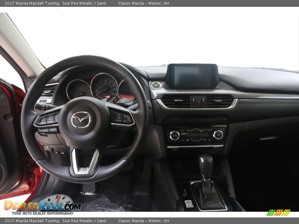 2017 Mazda Mazda6 Touring Soul Red Metallic / Sand Photo #7